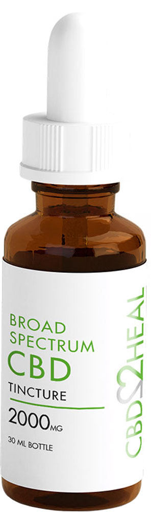 CBD2Heal Broad Spectrum CBD Tincture
