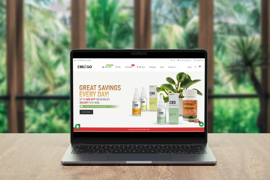 CBD2GO Shop Website