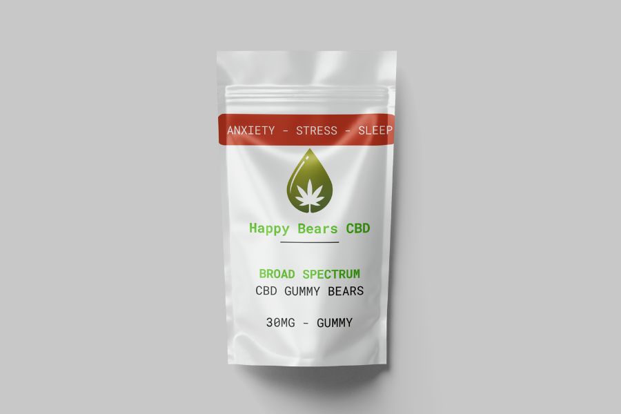 Happy Bears' Broad Spectrum CBD Gummy Bears