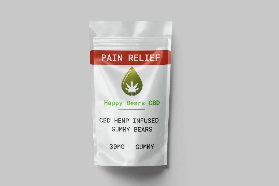 Happy Bears' CBD Hemp Infused Gummy Bears for Pain