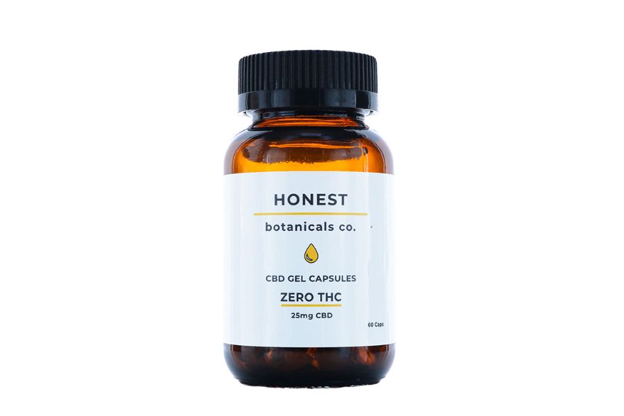 Honest Botanicals CBD Gel Capsules Free THC