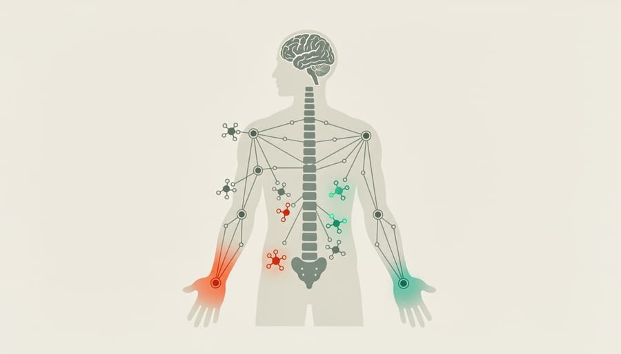 Scientific visualization of human endocannabinoid system and pain pathways