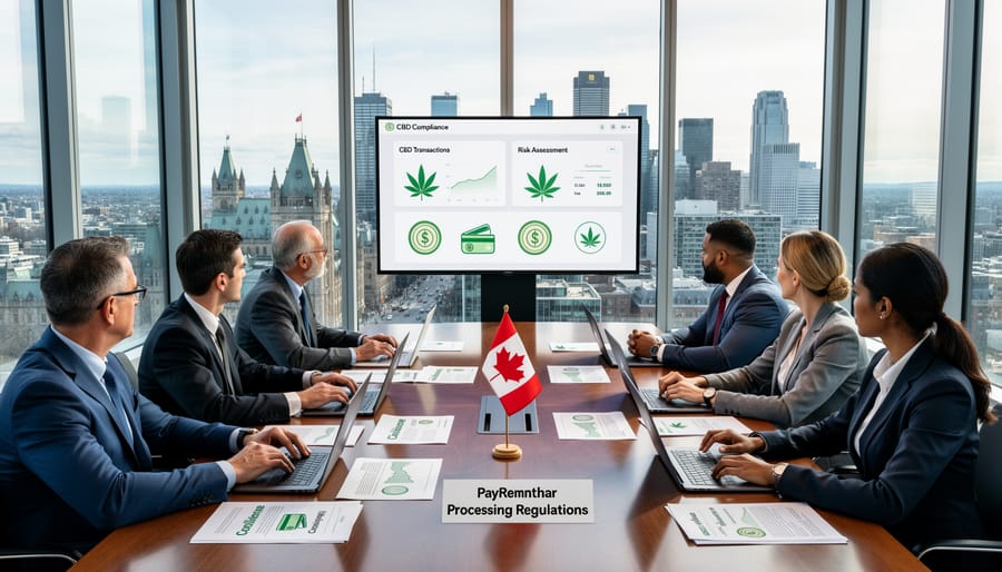 Modern Canadian bank building exterior with glass facade